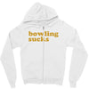 bowling sucks bowl team league club funny geek nerd sport pin tee shir Zipper Hoodie