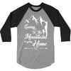 Going To The Mountains Is Going Home 3/4 Sleeve Shirt
