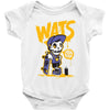 wat skateboard Baby Bodysuit