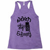 never stop exploring Racerback Tank
