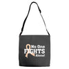 No 0ne Fights Alone Adjustable Strap Totes