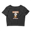 Hobbes For President Crop Top