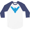 distressed nightwing 3/4 Sleeve Shirt