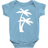 palm tree sticker vinyl decal tropical island beach ocean wall car win Baby Onesie