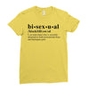Bisexual Dictionary Ladies Fitted T-Shirt