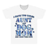 i have two tıtles aunt and dogmom an i rock them both flowers All Over Men's T-shirt
