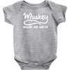 whiskey made me do it funny Baby Onesie