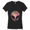 Psychic Alien Galaxy Women's V-Neck T-Shirt
