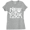 new york Ladies Fitted T-Shirt