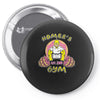 homer's gym Pin-back button
