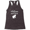 Daddy Bear - Baby Bear Custom Name Racerback Tank