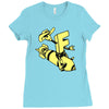 f bom Ladies Fitted T-Shirt
