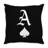 ace of spades (2) Throw Pillow