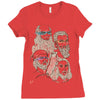 shh, the rat is our patron Ladies Fitted T-Shirt