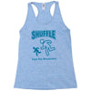 shuffle feel the movement Racerback Tank