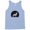 wolf howling at moon Tank Top