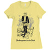 shakespeare in the park Ladies Fitted T-Shirt