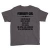 Super February Girl Youth Tee