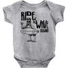 ride the wave california Baby Onesie