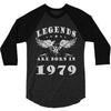 legends are born in 1979 hoodie 7 3/4 Sleeve Shirt