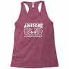 this is what an awesome 60 year old looks like Racerback Tank