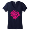 love (3) Women's V-Neck T-Shirt
