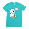 smart dog Ladies Fitted T-Shirt