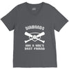 diamonds are a girls best friend girls softball shirt funny women spor V-Neck Tee