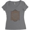 only forever Women's Triblend Scoop T-shirt