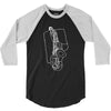 saxophone player 3/4 Sleeve Shirt