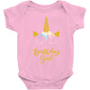 birthday unicorn girl. Baby Bodysuit