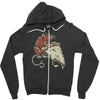pizza rat Zipper Hoodie