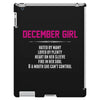 December Girl Hated By Many iPad 3 and 4 Case