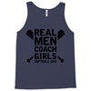 Real Men Coach Girls Softball Dad Tank Top