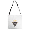 the king is back Adjustable Strap Totes