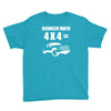 redneck math 4x4 truck Youth Tee