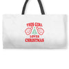 This Girl Loves Christmas Weekender Totes