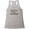 will run for ice cream Racerback Tank
