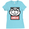 obese (collab with jay hai) Ladies Fitted T-Shirt