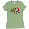 mario vs link Ladies Fitted T-Shirt