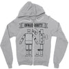 onward robots! &ndash; by chris ware Zipper Hoodie