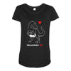 pregnant rex Maternity Scoop Neck T-shirt