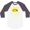 raindrop hot sauce i love tacos a lot 3/4 Sleeve Shirt