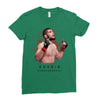 khabıb nurmagamedov painting Ladies Fitted T-Shirt