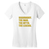 grandaddy the man the myth the legend Women's V-Neck T-Shirt