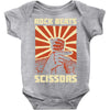 rock beat scissors Baby Onesie
