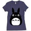 totoro Ladies Fitted T-Shirt