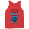I Don't Need Therapy Just to Go Scuba Diving Tank Top