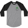 Alien Pocket 3/4 Sleeve Shirt