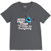 never trust an atom, they make up everything V-Neck Tee